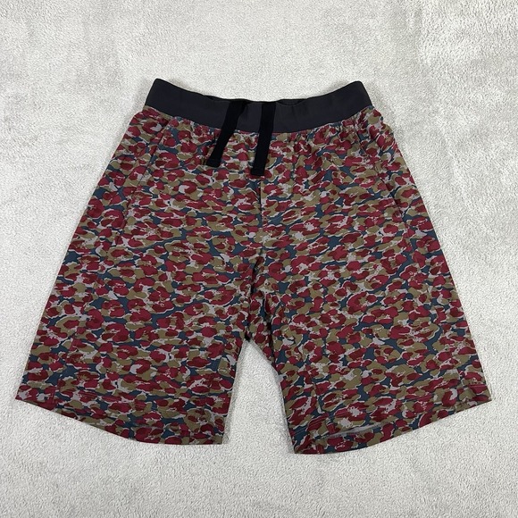 Lululemon Shorts Mens Medium 10" Linerless Mini Urban Leopard Training Gym - Picture 1 of 13